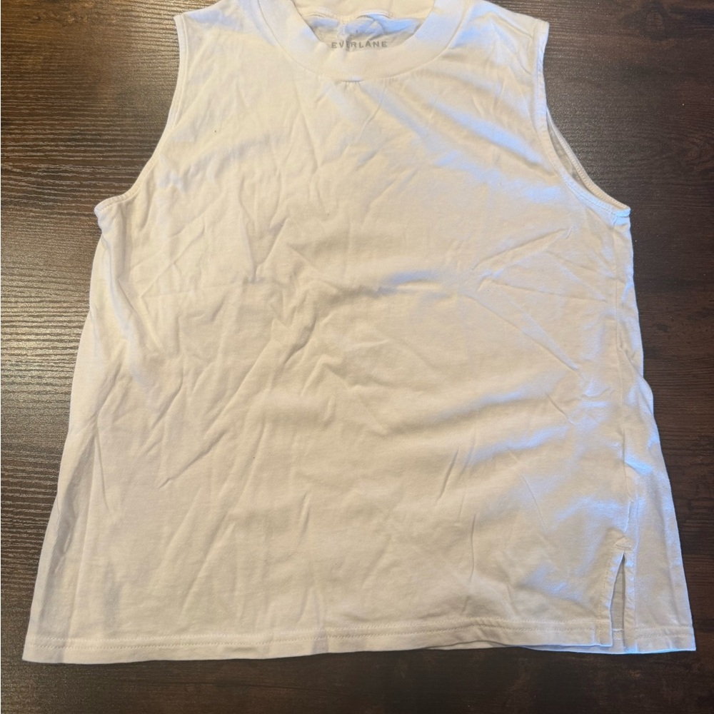 Everlane White Tank Top
